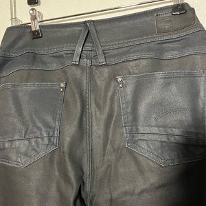 G-Star Lynn Skinny Jeans with Shiny Coating - fits like 30/31x32, tag says 29x32